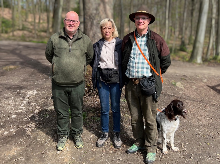 v.l.n.r: Olaf Hoyer, Susanne Nierhoff, Marko Dargel