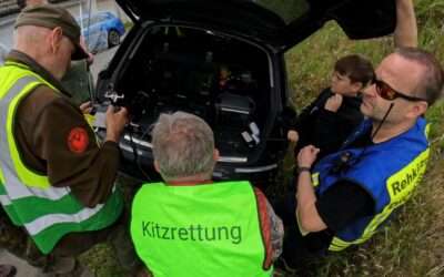 Kitzrettung zu Pfingsten