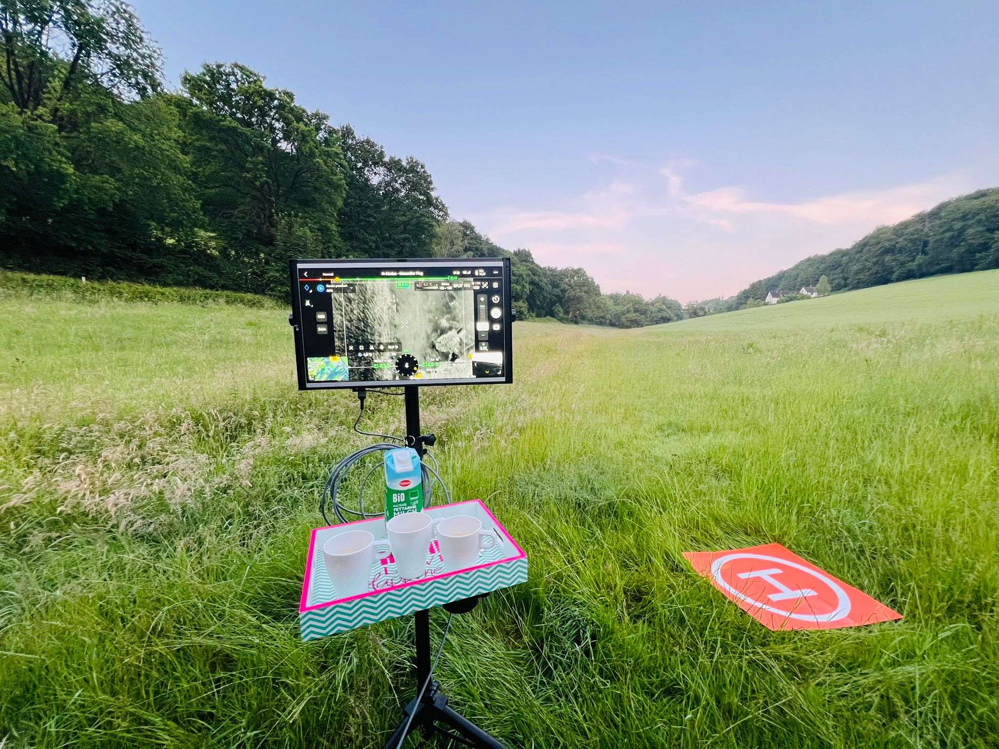 Kitzrettung – Aufbau